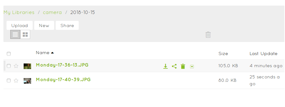 Uploading your pictures directly into the&nbsp;cloud